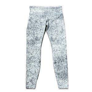 Lululemon Wunder Under Low Rise Antiqued Alpine Wh Full On Luxe Tight 28” Sz 8